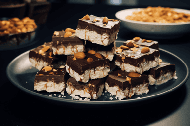 Keto Almond Joy Fat Bomb Squares