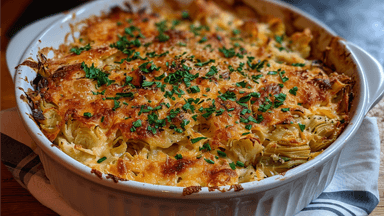 Keto Artichoke Gratin