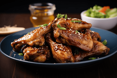 Keto Baked Teriyaki Wings