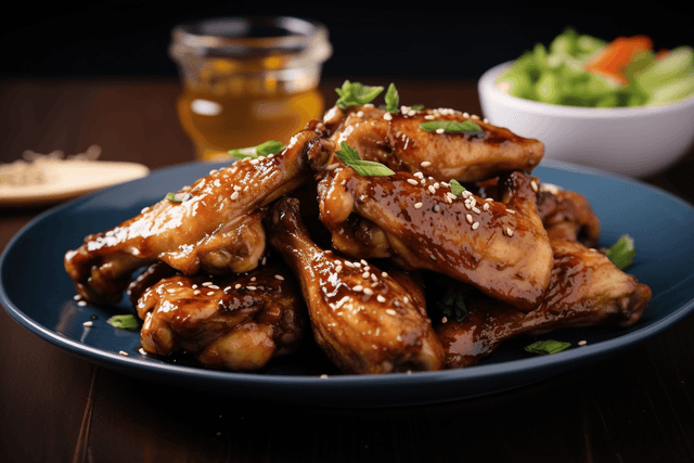 Keto Baked Teriyaki Wings