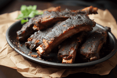 Keto BBQ Dry Rubbed Ribs