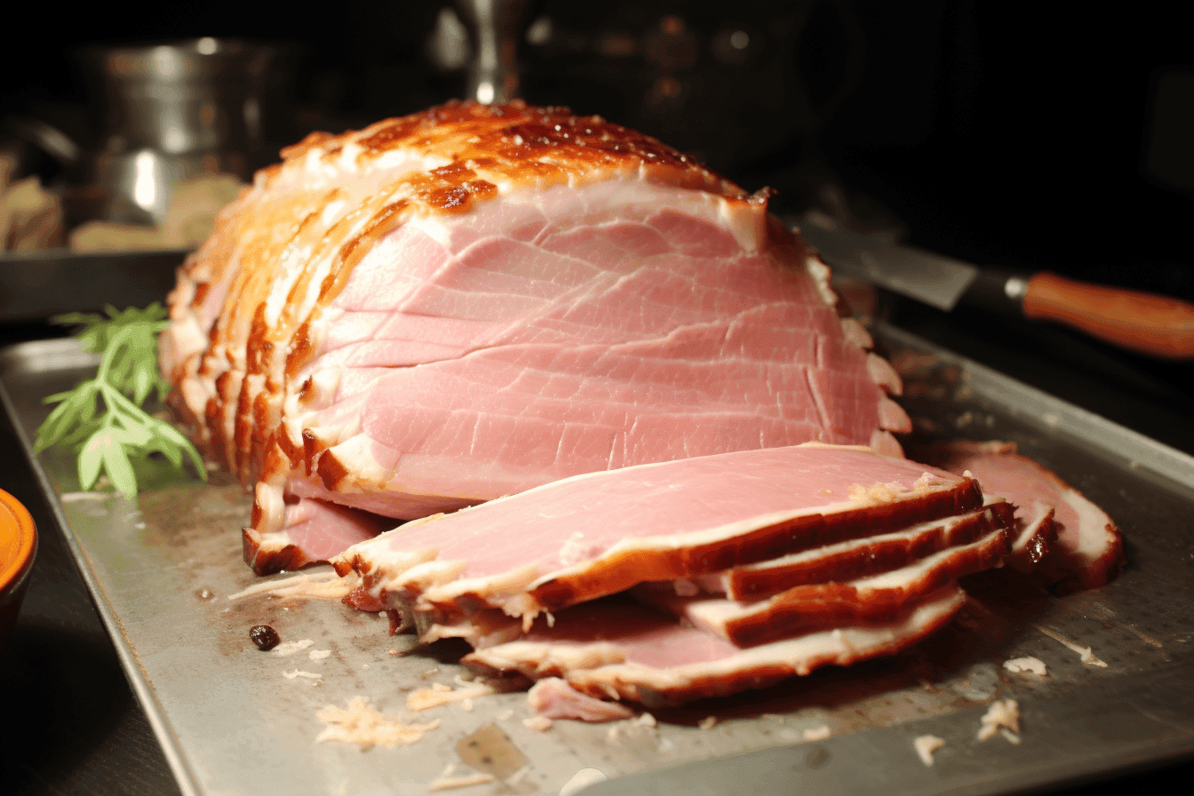 Bourbon Glazed Ham