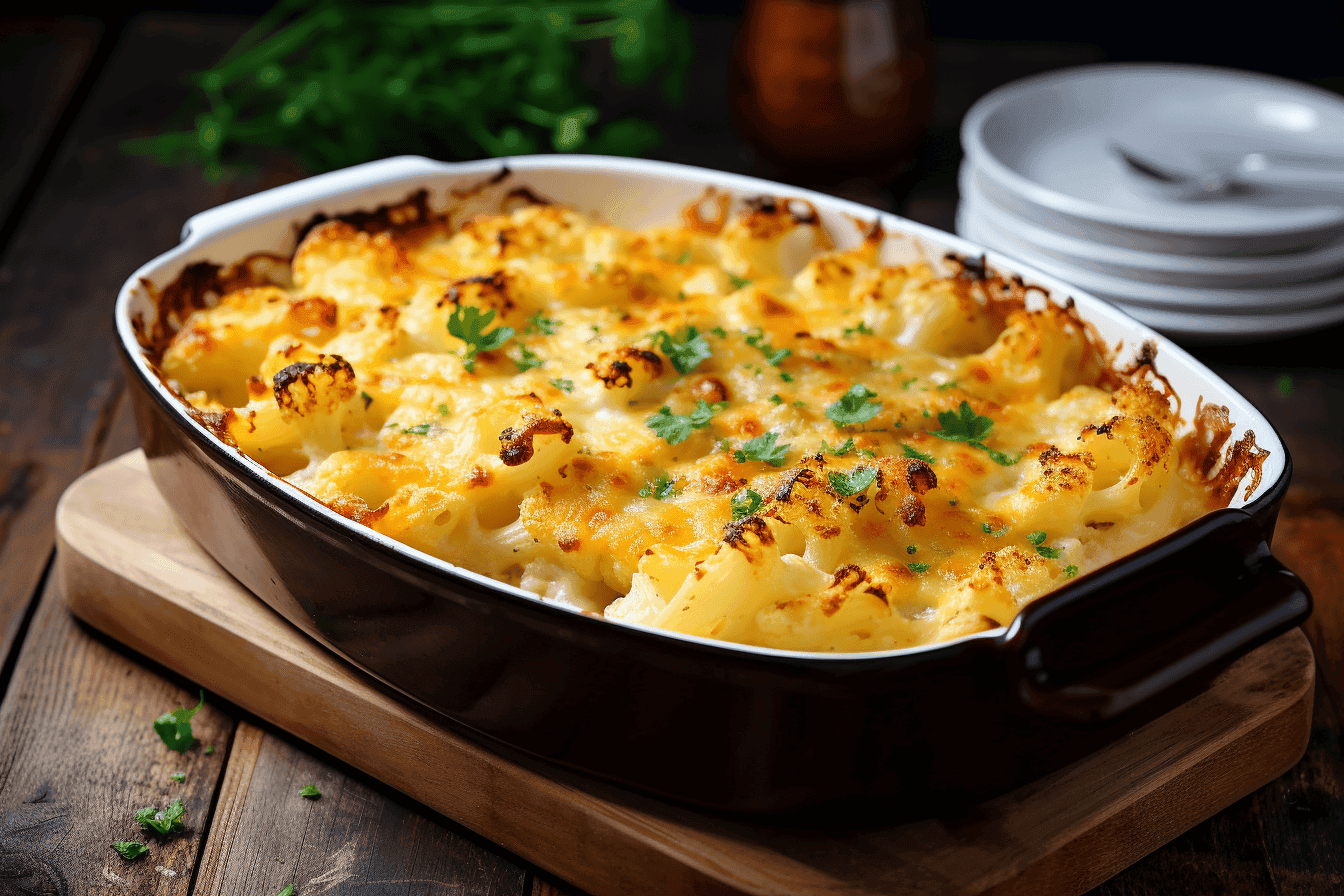 Cheesy Cauliflower Bake