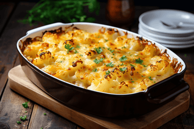 Keto Cheesy Cauliflower Bake