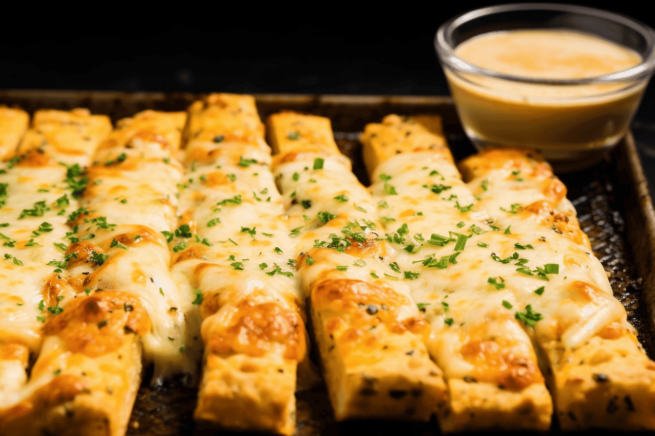 Cheesy Cauliflower Breadsticks
