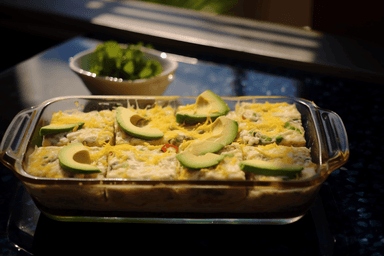 Keto Chicken Avocado Casserole