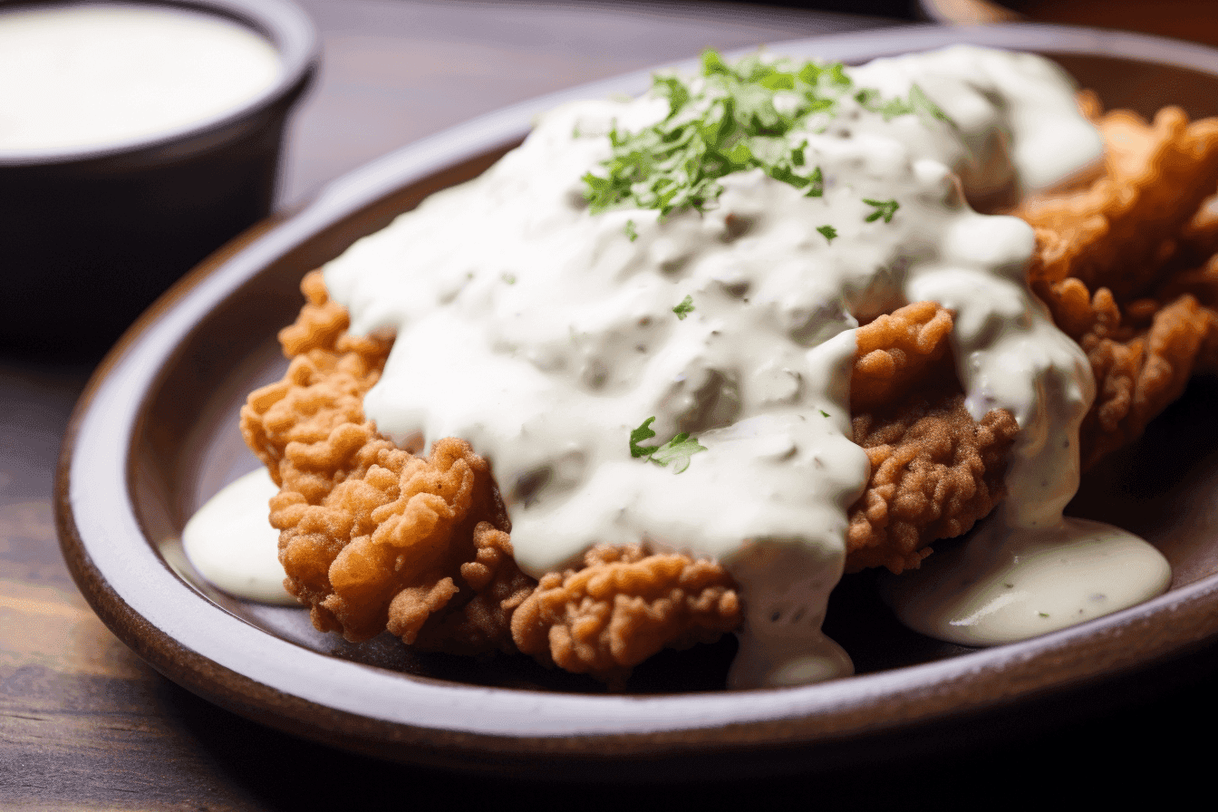 Chicken Fried Steak with Creamy Sausage Gravy