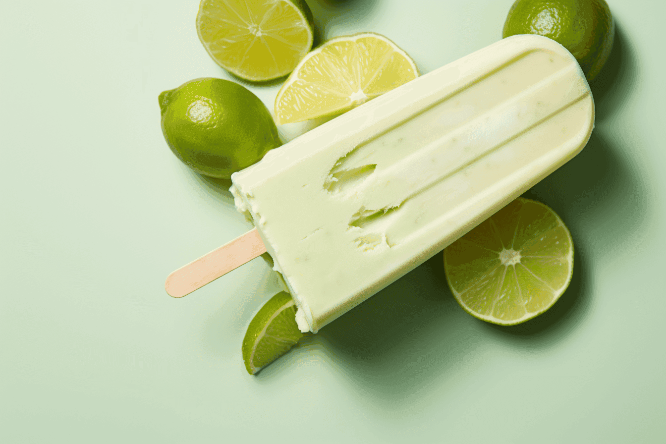 Coconut & Lime Avocado Popsicles