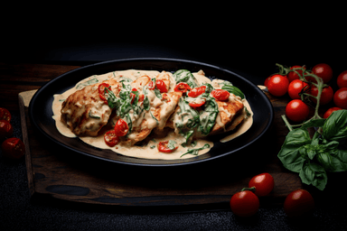 Keto Creamy Tuscan Garlic Chicken