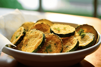 Keto Crispy Baked Zucchini Chips