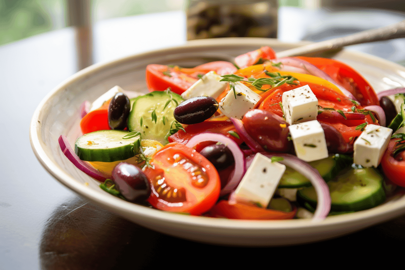 Cucumber Greek Salad