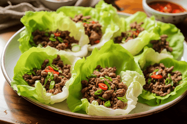 Keto Cumin Spiced Beef Wraps