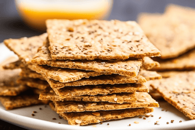 Keto Flaxseed Crackers