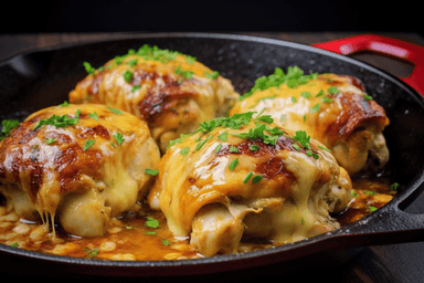 Keto French Onion Stuffed Chicken
