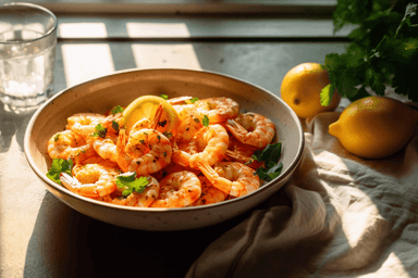 Keto Garlic Cilantro Shrimp