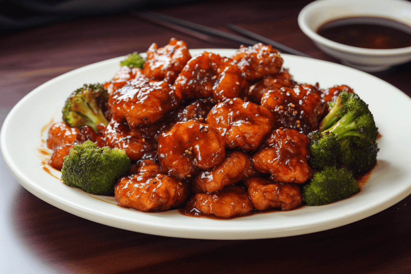 General Tso’s Shrimp and Broccoli