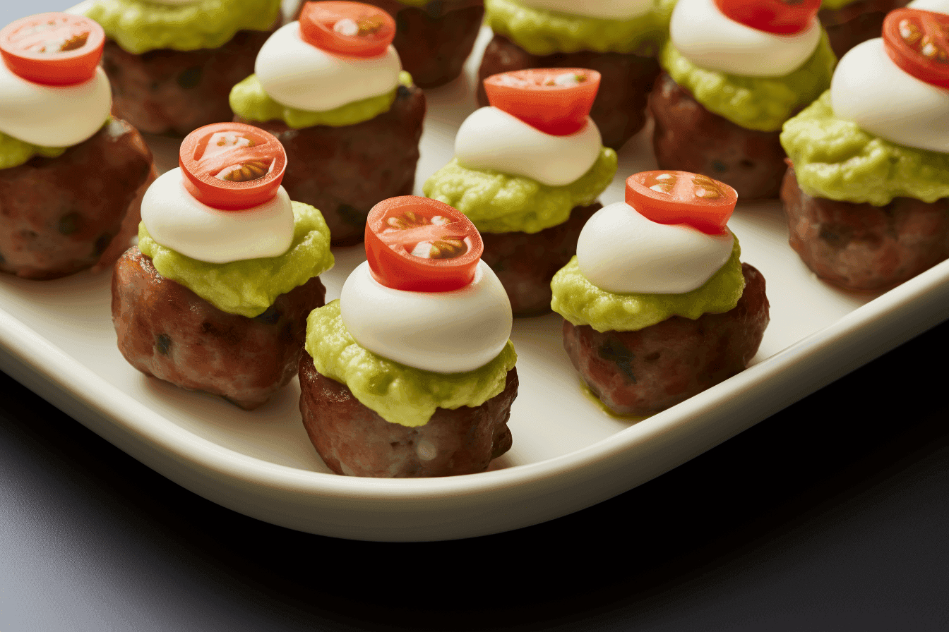 Guacamole Burger Bites