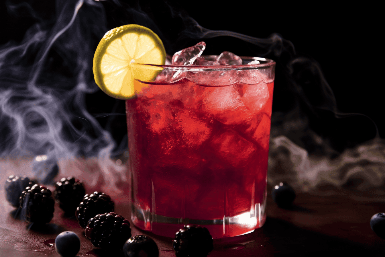 Halloween Blackberry Cocktail