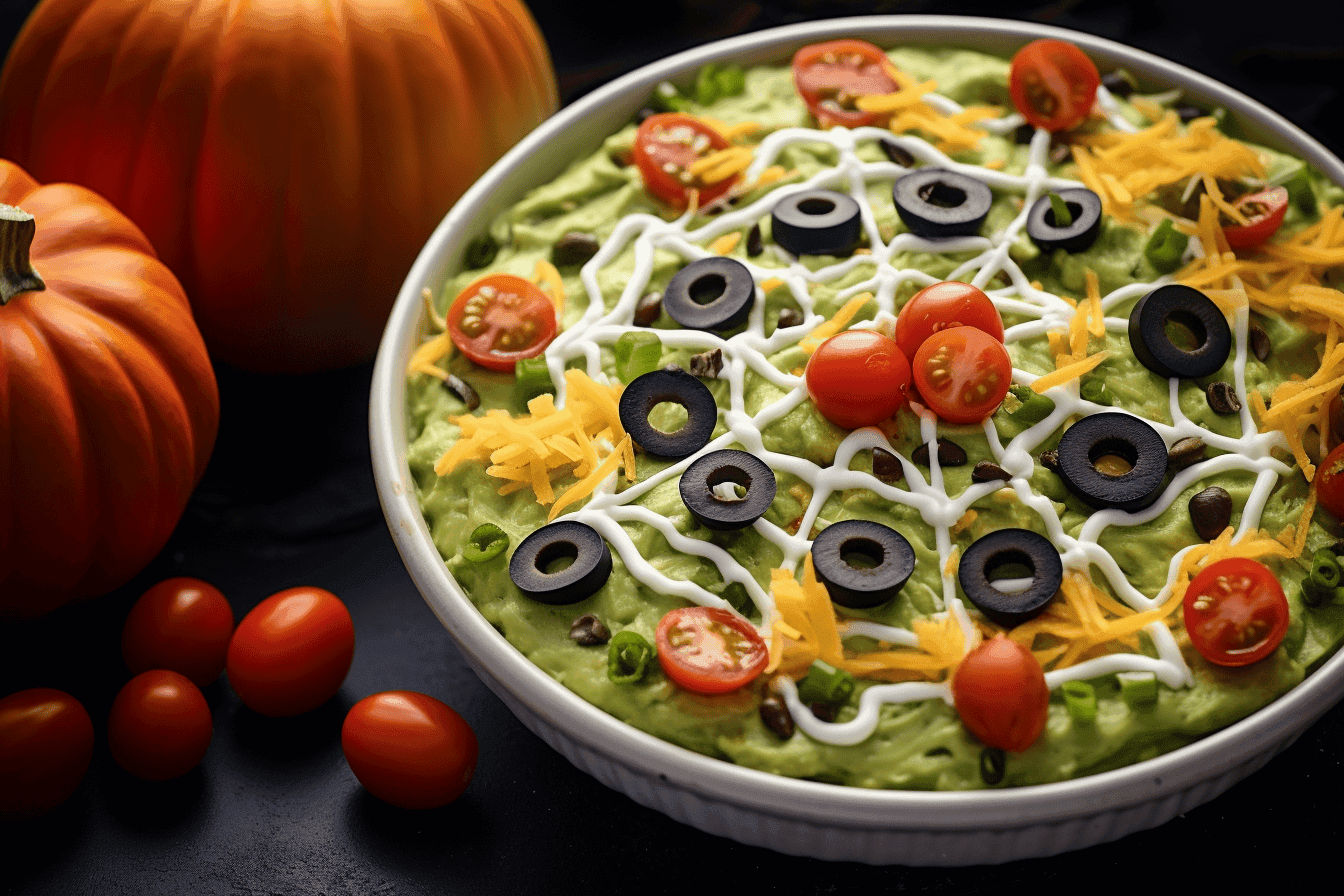 Halloween Spider Web Dip
