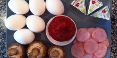 Keto Ham and Cheddar Breakfast Muffins