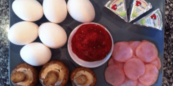 Keto Ham and Cheddar Breakfast Muffins
