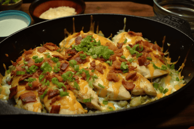 Keto Loaded Baked Chicken