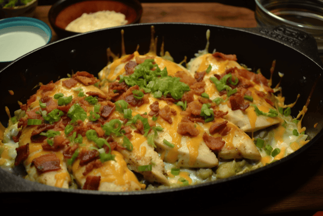 Keto Loaded Baked Chicken