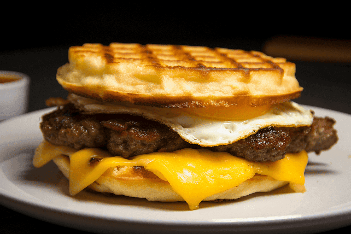 McGriddle chaffles Recipe by Jenn - Cookpad