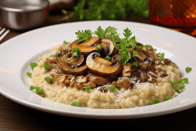 Keto Mushroom Cauliflower Risotto