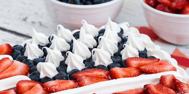 Keto Patriotic Dessert Cake