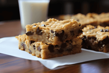 Keto Peanut Butter Chocolate Chip Blondies