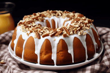 Keto Pecan Pie Bundt Cake