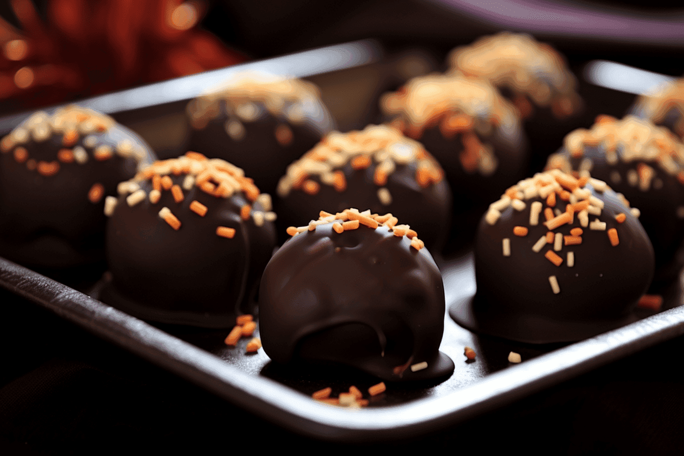 Pumpkin Cheesecake Truffles