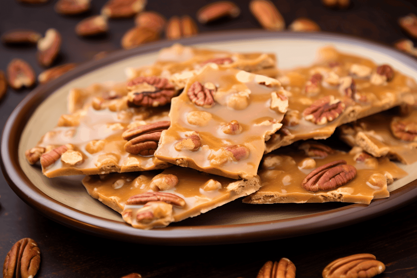 Salted Caramel Pecan Brittle