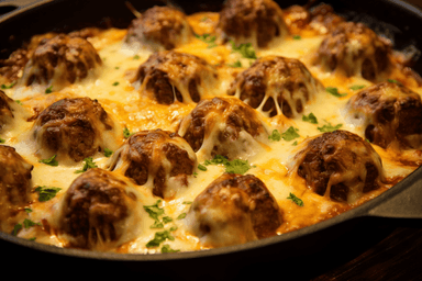 Keto Smoked Gouda Cheeseburger Meatballs 