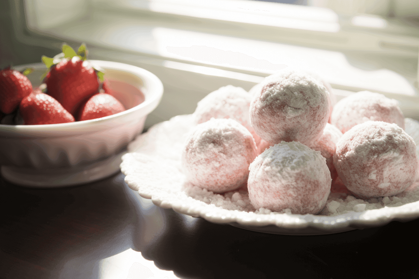 Strawberry Cheesecake Fat Bombs