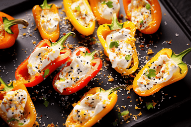 Keto Stuffed Baby Peppers
