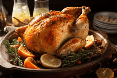Keto Whole Roasted Chicken Stuffed with Sauerkraut