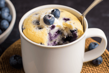 Keto Blueberry Mug Cake