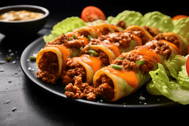 Keto Cheddar-Wrapped Taco Rolls
